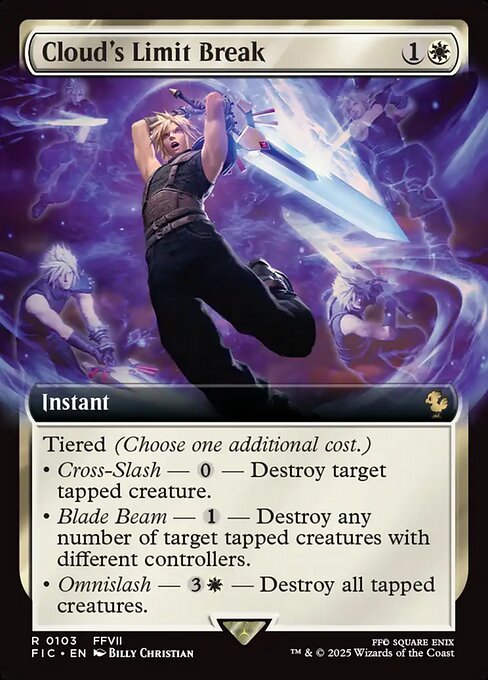 Cloud's Limit Break — art by Billy Christian