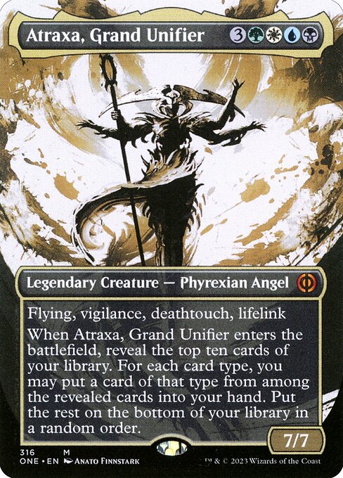 Atraxa, Grand Unifier — art by Anato Finnstark