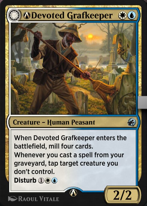 A-Devoted Grafkeeper // A-Departed Soulkeeper — art by Raoul Vitale