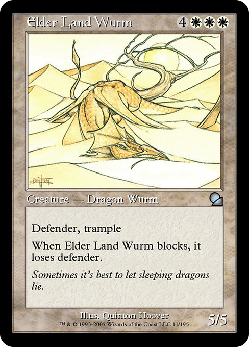 Elder Land Wurm — art by Quinton Hoover