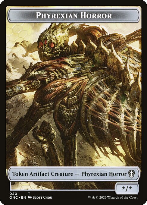 Phyrexian Horror — art by Scott Chou