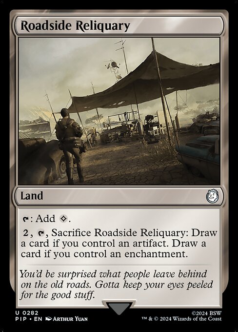 Roadside Reliquary — art by Arthur Yuan