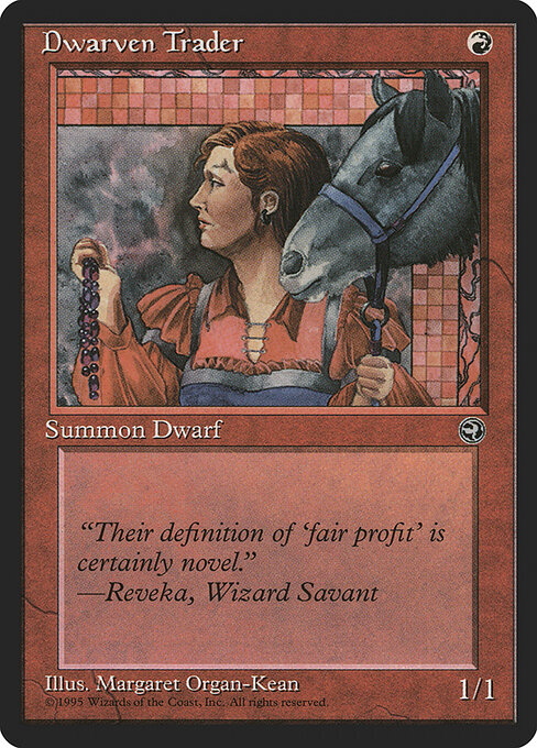 Dwarven Trader — art by Margaret Organ-Kean
