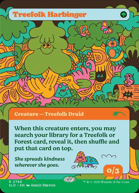 Treefolk Harbinger — art by Ashley Dreyfus