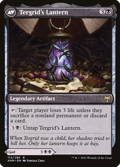 Tergrid, God of Fright // Tergrid's Lantern — art by Yongjae Choi