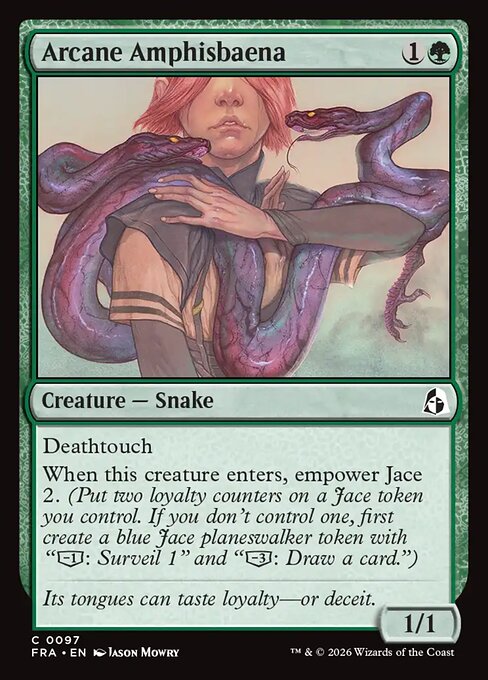 Arcane Amphisbaena — art by Jason Mowry
