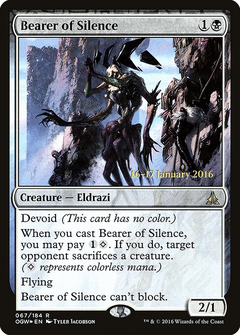 Bearer of Silence — art by Tyler Jacobson