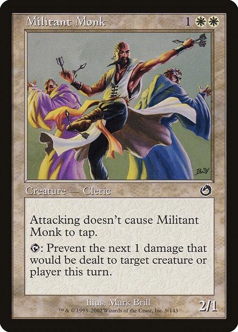Militant Monk — art by Mark Brill