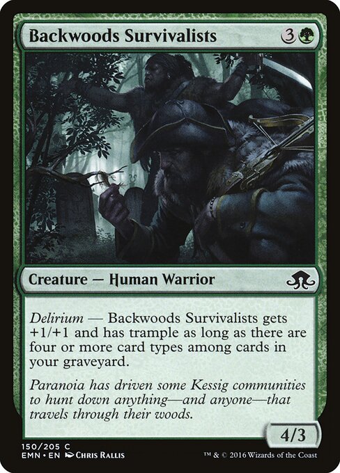 Backwoods Survivalists — art by Chris Rallis