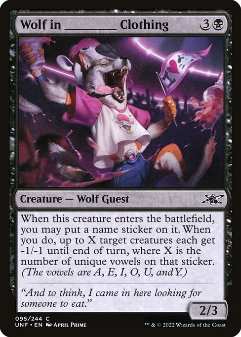 Wolf in _____ Clothing — art by April Prime