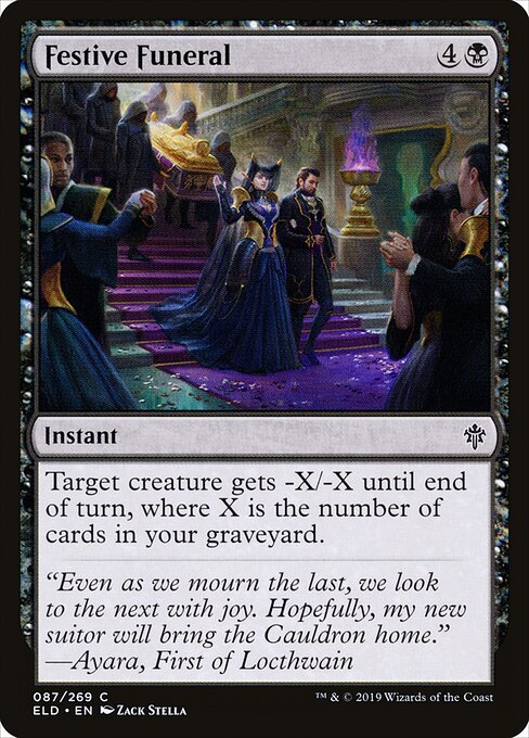 Festive Funeral — art by Zack Stella