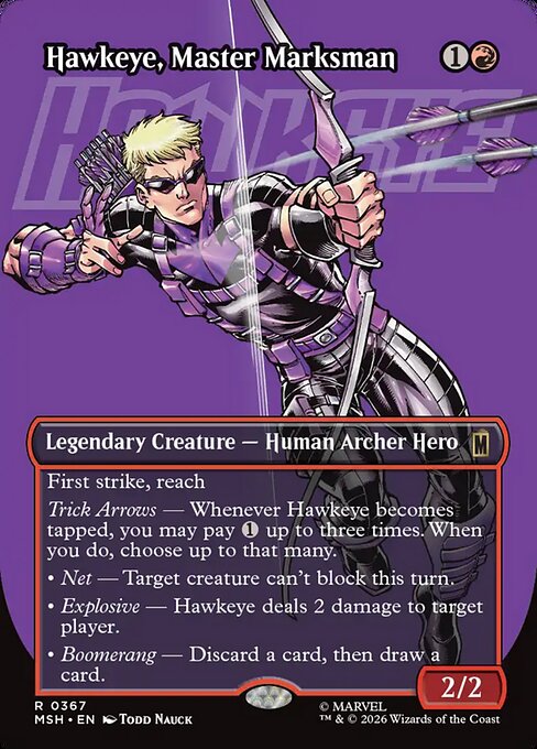 Hawkeye, Master Marksman — art by Todd Nauck