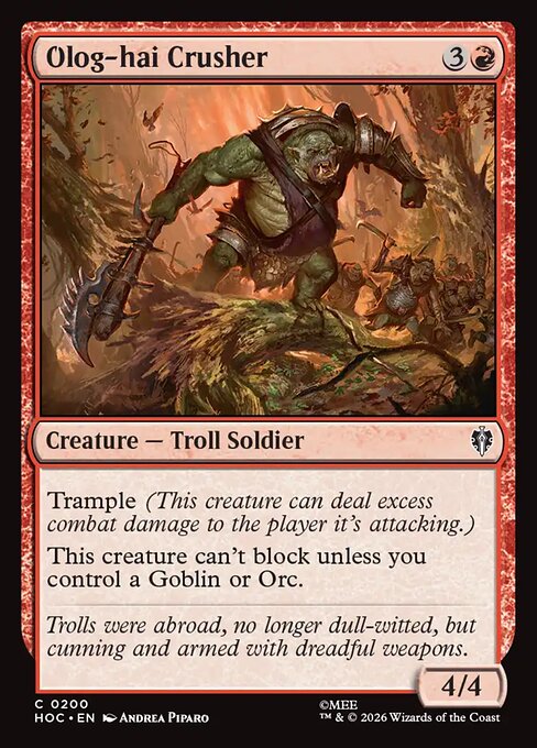 Olog-hai Crusher — art by Andrea Piparo