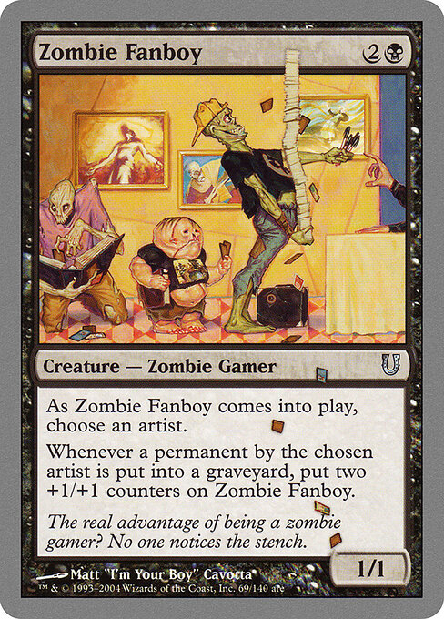 Zombie Fanboy — art by Matt “I'm Your Boy” Cavotta