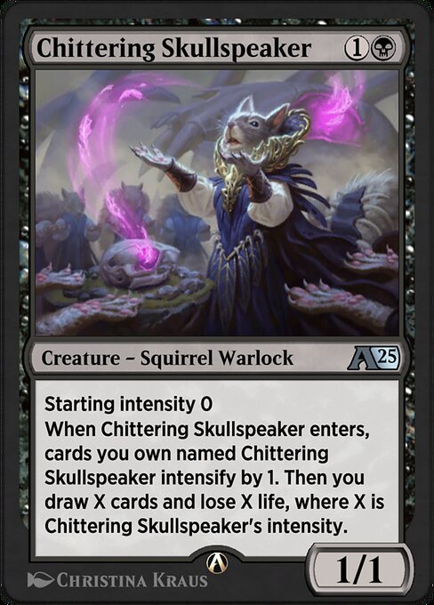Chittering Skullspeaker — art by Christina Kraus