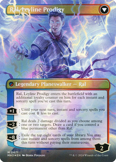 Ral, Monsoon Mage // Ral, Leyline Prodigy — art by Borja Pindado