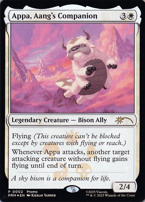 Appa, Aang's Companion — art by Kieran Yanner