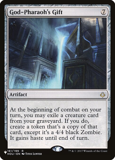 God-Pharaoh's Gift — art by Titus Lunter