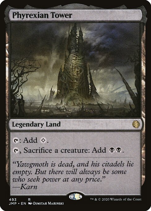 Phyrexian Tower — art by Dimitar Marinski