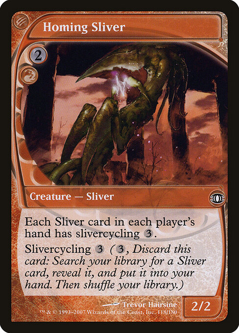 Homing Sliver — art by Trevor Hairsine