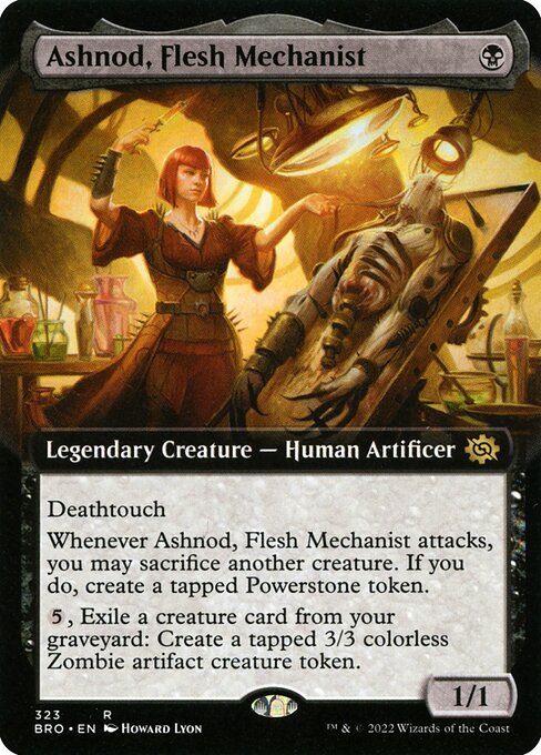 Ashnod, Flesh Mechanist — art by Howard Lyon