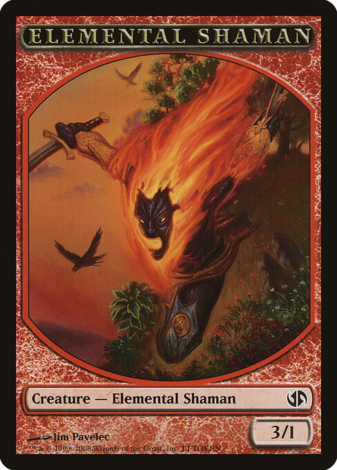 Elemental Shaman — art by Jim Pavelec