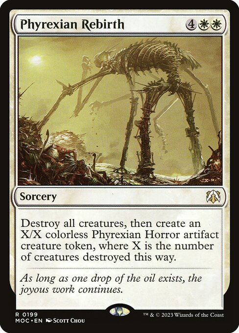 Phyrexian Rebirth — art by Scott Chou