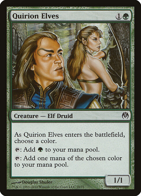 Quirion Elves — art by Douglas Shuler