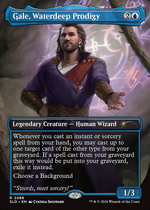 Gale, Waterdeep Prodigy — art by Cynthia Sheppard