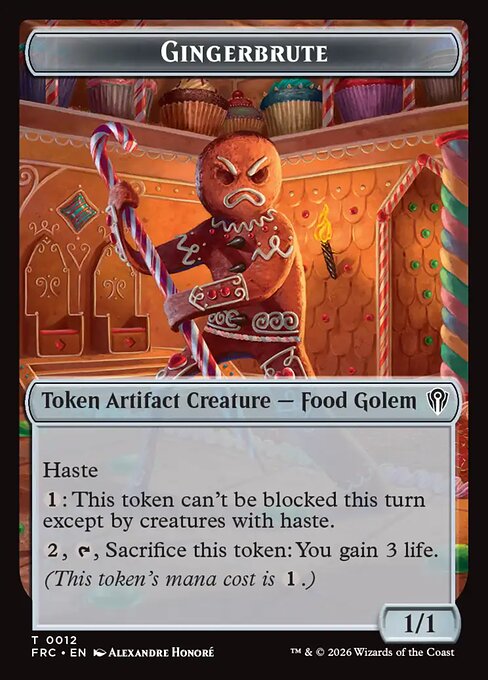 Gingerbrute Token — art by Alexandre Honoré
