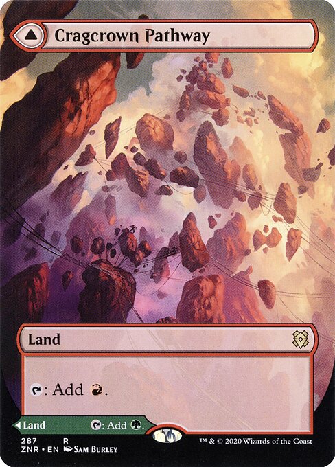 Cragcrown Pathway // Timbercrown Pathway — art by Sam Burley
