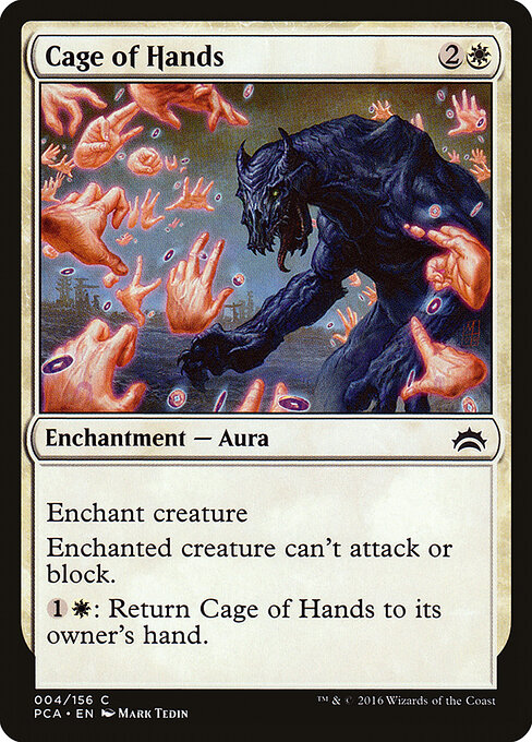Cage of Hands — art by Mark Tedin