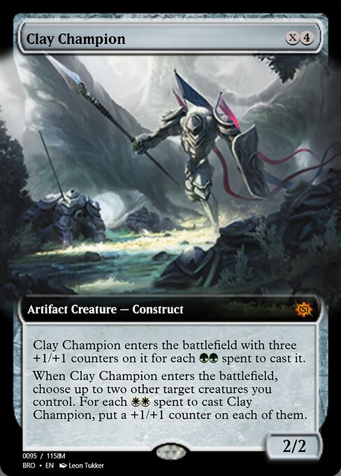 Clay Champion — art by Leon Tukker