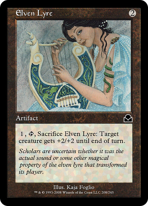 Elven Lyre — art by Kaja Foglio