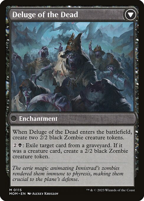 Invasion of Innistrad // Deluge of the Dead — art by Alexey Kruglov