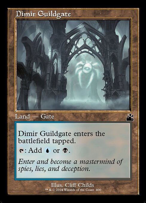Dimir Guildgate — art by Cliff Childs