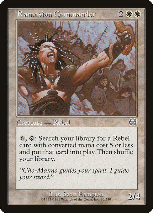 Ramosian Commander — art by Scott Hampton
