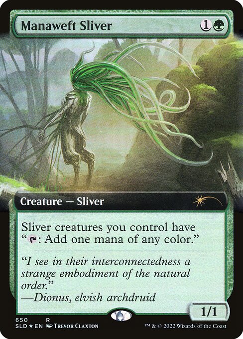 Manaweft Sliver — art by Trevor Claxton