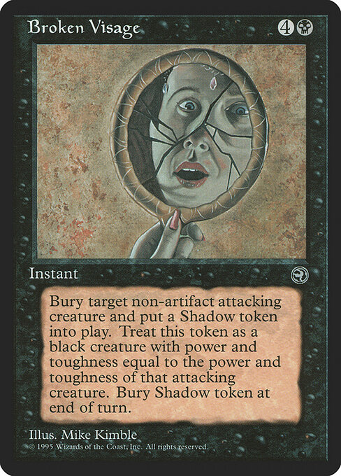 Broken Visage — art by Mike Kimble