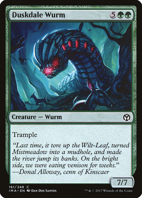 Duskdale Wurm — art by Dan Dos Santos