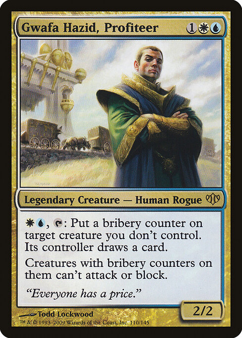 Gwafa Hazid, Profiteer — art by Todd Lockwood
