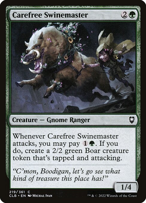 Carefree Swinemaster — art by Michal Ivan