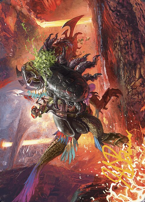 Triumphant Chomp // Triumphant Chomp — art by Simon Dominic