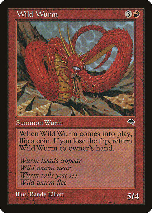 Wild Wurm — art by Randy Elliott