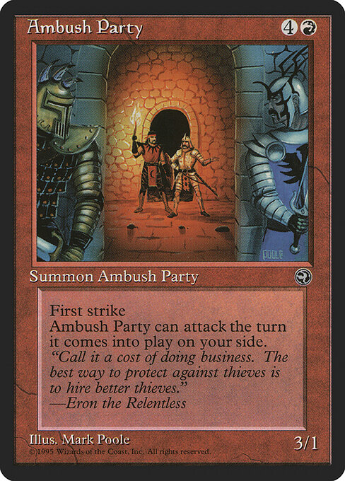 Ambush Party — art by Mark Poole