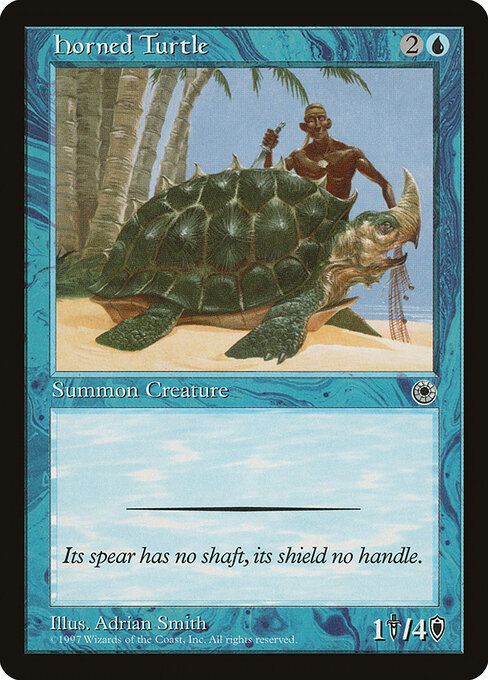 Horned Turtle — art by Adrian Smith