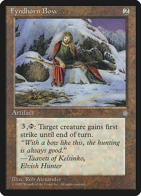 Fyndhorn Bow — art by Rob Alexander