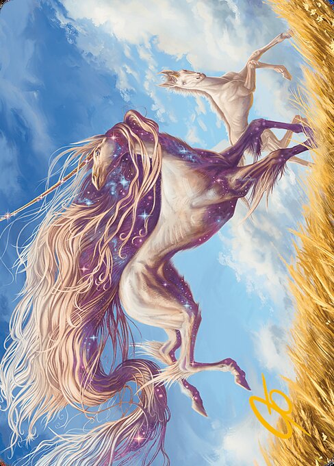 Nyxborn Unicorn // Nyxborn Unicorn — art by Josiah "Jo" Cameron