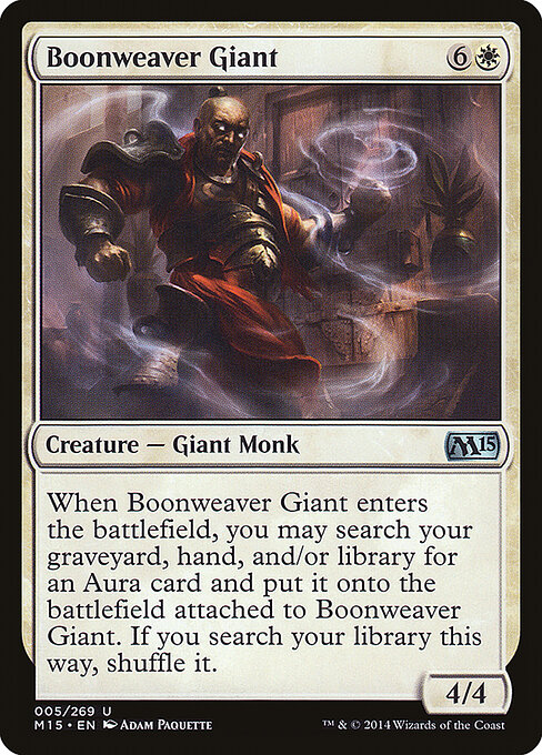 Boonweaver Giant — art by Adam Paquette