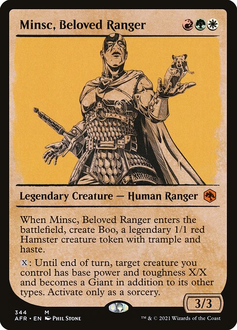 Minsc, Beloved Ranger — art by Phil Stone